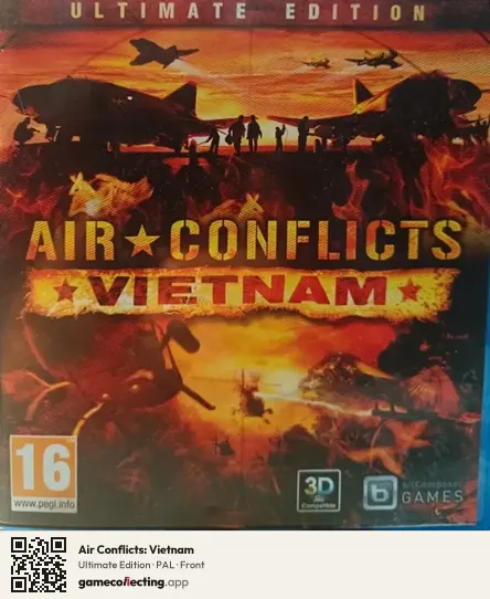 Air Conflicts: Vietnam PlayStation 4, PAL box front