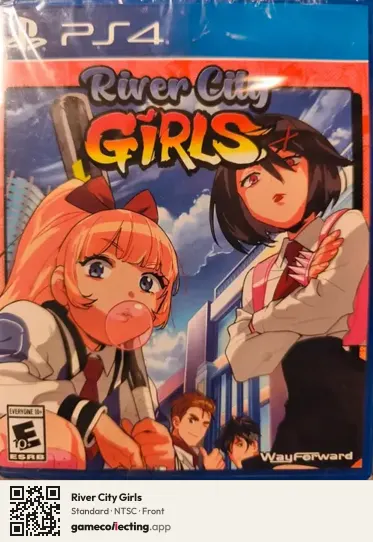 River City Girls PlayStation 4, NTSC box front
