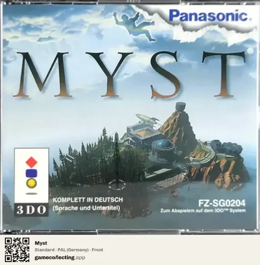 Myst 3DO Interactive Multiplayer, Germany box front
