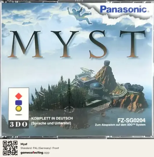 Myst 3DO Interactive Multiplayer, Germany box front