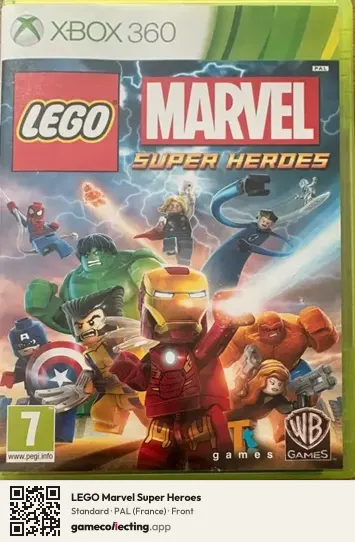 LEGO Marvel Super Heroes Xbox 360, France box front