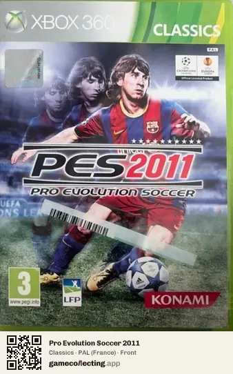 Pro Evolution Soccer 2011 Xbox 360, France box front