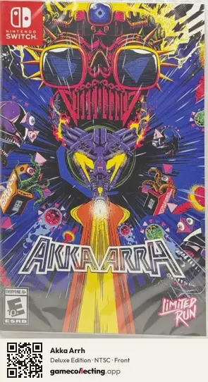 Akka Arrh Nintendo Switch, NTSC box front