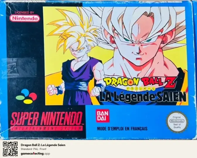 Dragon Ball Z: La Légende Saien Super Nintendo Entertainment System, PAL box front