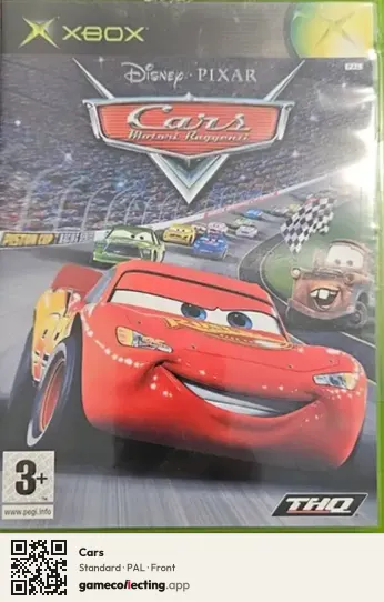 Cars Xbox, PAL box front