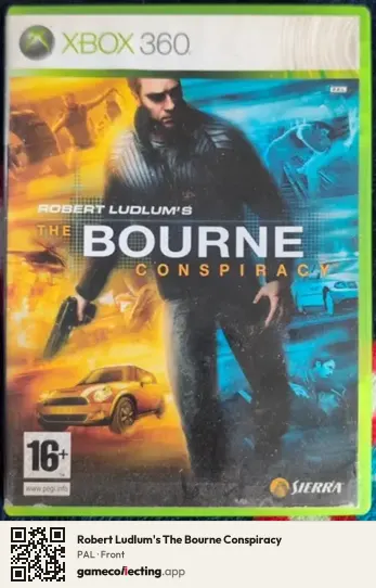 Robert Ludlum's The Bourne Conspiracy Xbox 360, PAL box front