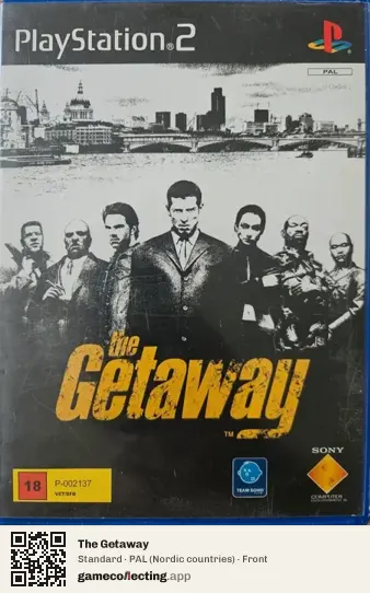 The Getaway PlayStation 2, Nordic countries box front