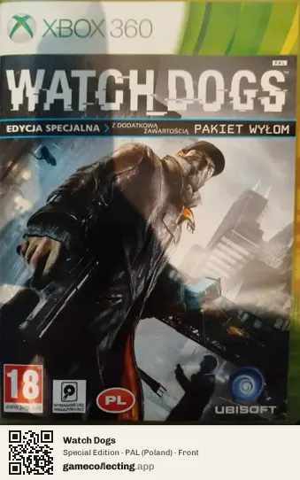 Watch Dogs Xbox 360, Poland box front