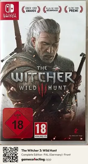 The Witcher 3: Wild Hunt Nintendo Switch, Germany box front