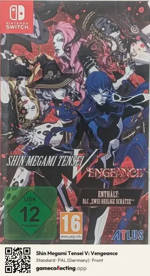 Shin Megami Tensei V: Vengeance Nintendo Switch, Germany box front