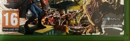 Sunset Overdrive, the PEGI square on its front