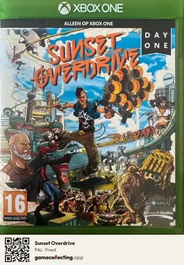 Sunset Overdrive Xbox One, PAL box front