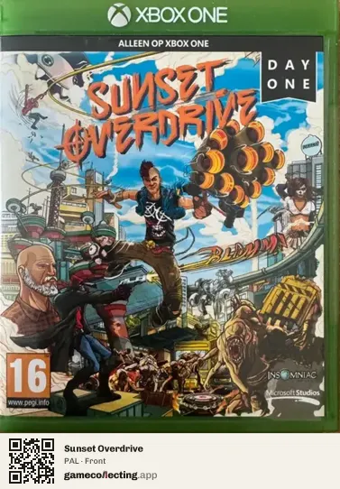 Sunset Overdrive Xbox One, PAL box front