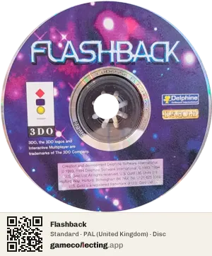 Flashback 3DO Interactive Multiplayer, PAL disc