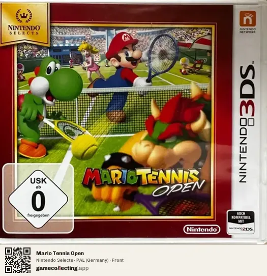 Mario Tennis Open Nintendo 3DS, Germany box front