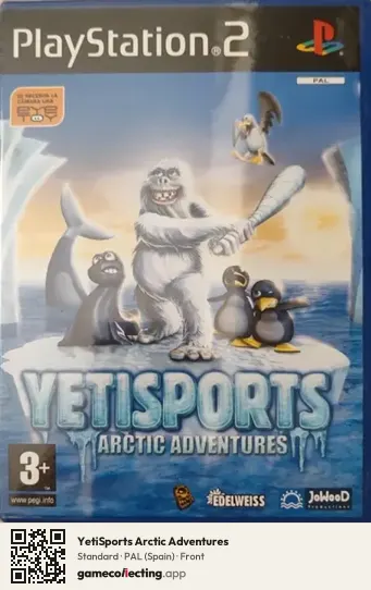 YetiSports Arctic Adventures PlayStation 2, Spain box front
