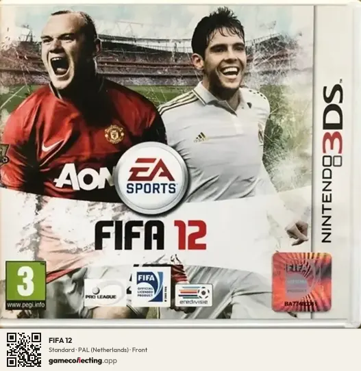 FIFA 12 Nintendo 3DS, Netherlands box front