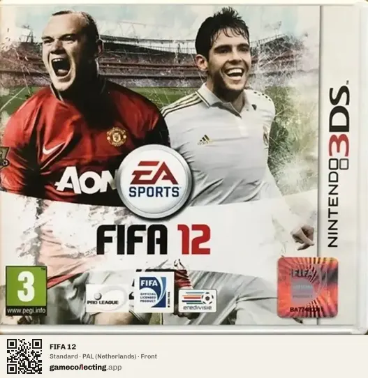 FIFA 12 Nintendo 3DS, Netherlands box front