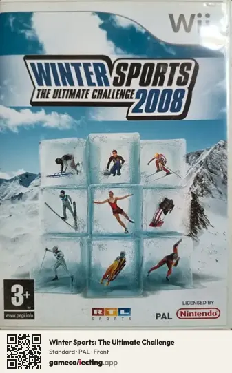 Winter Sports: The Ultimate Challenge Nintendo Wii, PAL box front