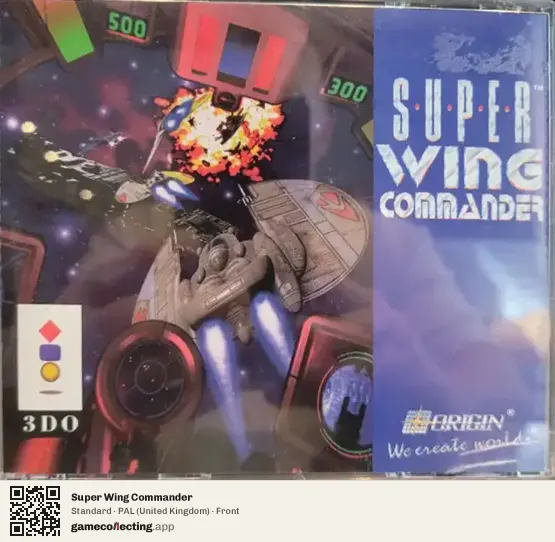 Super Wing Commander 3DO Interactive Multiplayer, United Kingdom box front