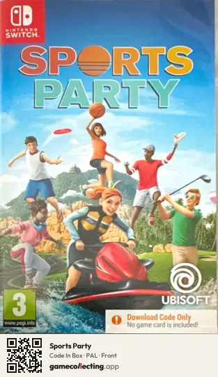Sports Party Nintendo Switch, PAL box front