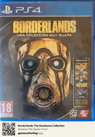 Borderlands: The Handsome Collection PlayStation 4, Spain box front