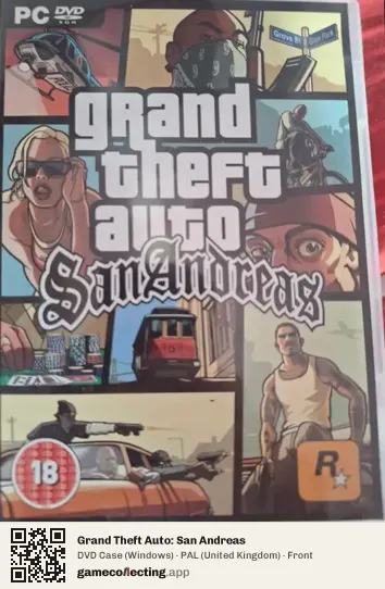 Grand Theft Auto: San Andreas Computer, United Kingdom box front