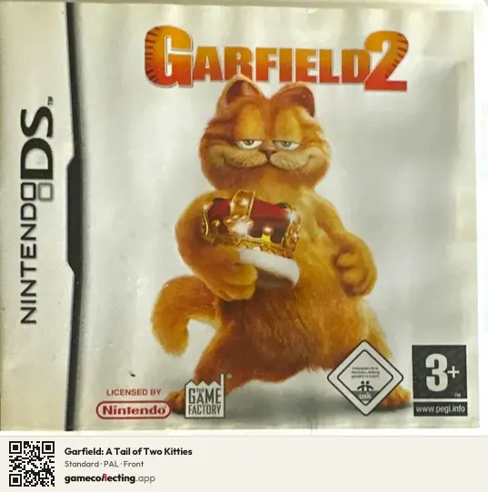 Garfield: A Tail of Two Kitties Nintendo DS, PAL box front