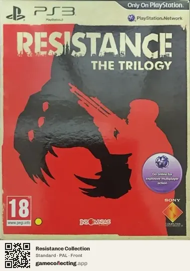 Resistance Collection PlayStation 3, PAL box front