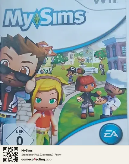 MySims Nintendo Wii, Germany box front