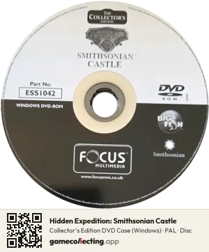 Hidden Expedition: Smithsonian Castle Computer, PAL disc