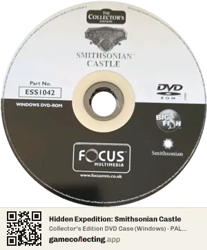Hidden Expedition: Smithsonian Castle Computer, PAL disc