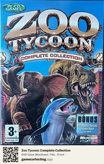 Zoo Tycoon: Complete Collection Computer, PAL box front
