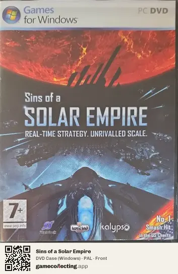 Sins of a Solar Empire Computer, PAL box front