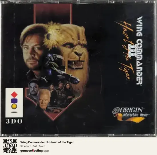 Wing Commander III: Heart of the Tiger 3DO Interactive Multiplayer, PAL box front