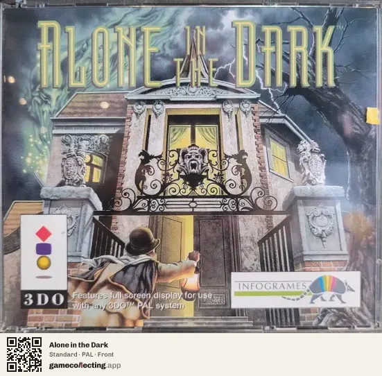 Alone in the Dark 3DO Interactive Multiplayer, PAL box front