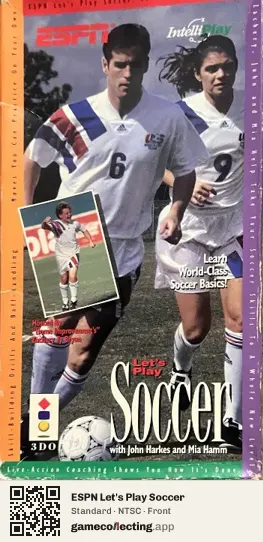 ESPN Let's Play Soccer 3DO Interactive Multiplayer, NTSC box front