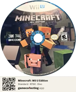Minecraft: Wii U Edition Nintendo Wii U, NTSC disc