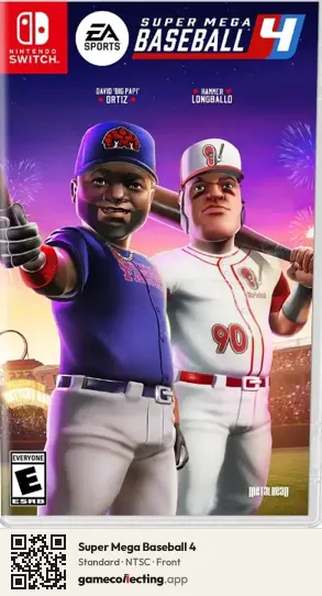 Super Mega Baseball 4 Nintendo Switch, NTSC box front