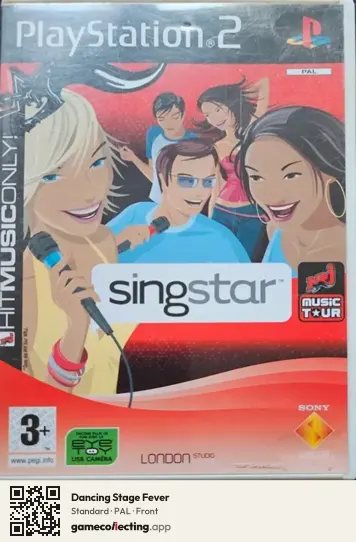 Dancing Stage Fever PlayStation 2, PAL box front