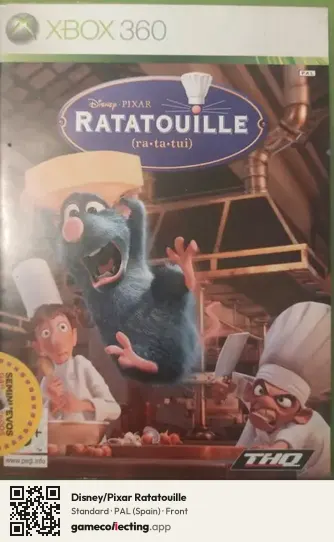 Disney/Pixar Ratatouille Xbox 360, Spain box front