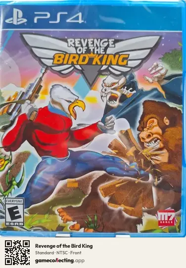 Revenge of the Bird King PlayStation 4, NTSC box front