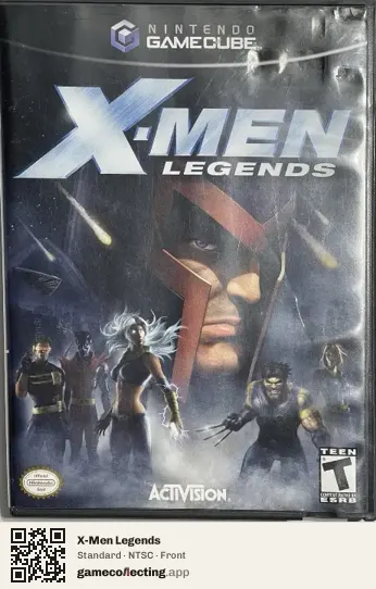 X-Men Legends Nintendo GameCube, NTSC box front