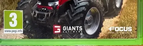 Farming Simulator 17, the PEGI square on its front