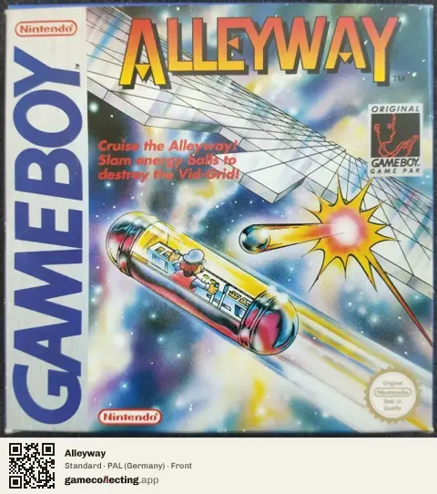Alleyway Game Boy, Germany box front