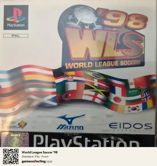 World League Soccer '98 PlayStation, PAL box front