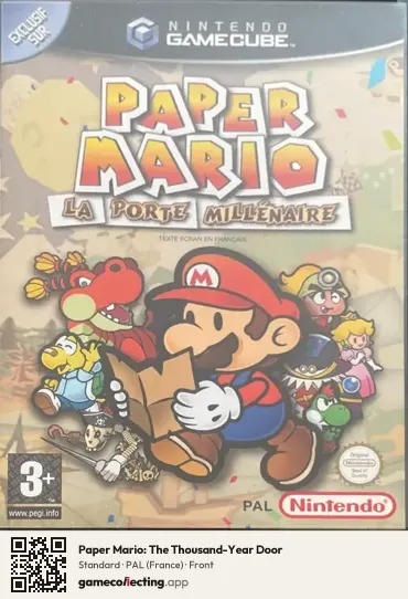 Paper Mario: The Thousand-Year Door Nintendo GameCube, France box front