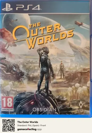 The Outer Worlds PlayStation 4, Spain box front