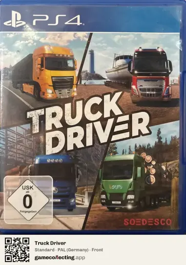 Truck Driver PlayStation 4, Germany box front