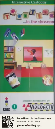 ToonTime ...in the Classroom 3DO Interactive Multiplayer, NTSC box front